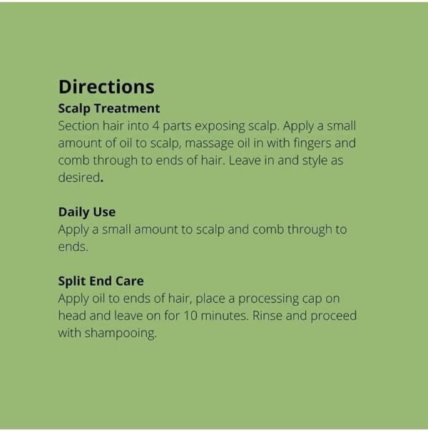 Rosemary Mint Scalp & Hair Strengthening Oil Model - Image 3