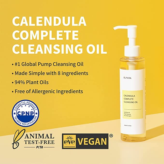 iUNIK Calendula Complete Deep Cleansing Oil, 6.70 Fl Oz - Image 2