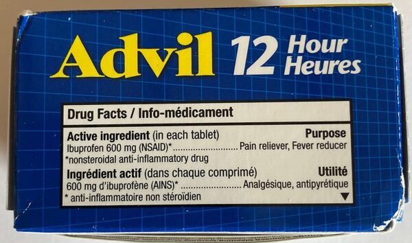 Advil 12 Hour Ibuprofen 600mg, 16 Count - Image 2