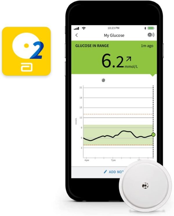 RKCA Freestyle Libre2 Sensor 14 Day Kit Glucose Alarm Mobile App Compatible - Image 3