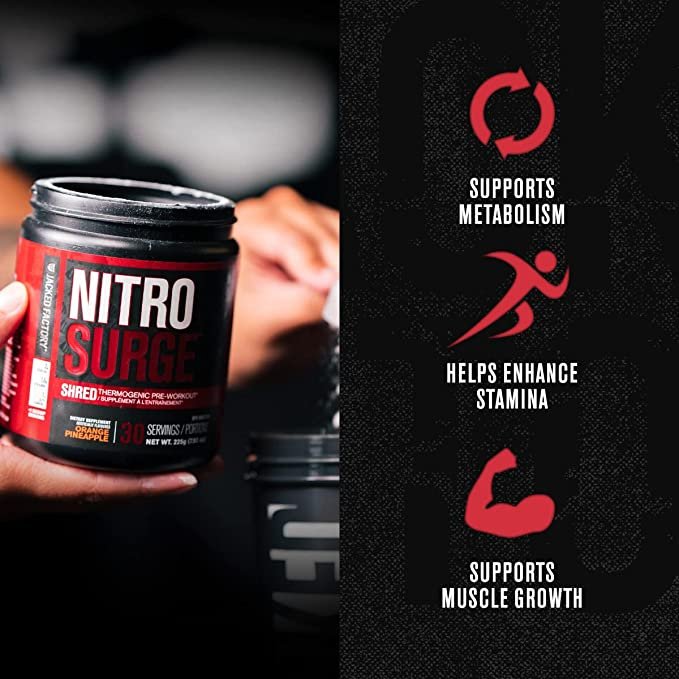 NITROSURGE SHRED PRE-WORKOUT FAT BURNER - Image 3