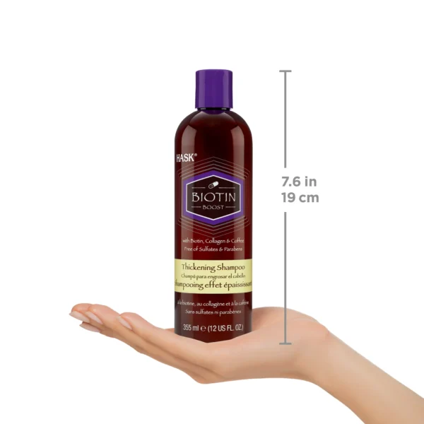 HASK Biotin Boost Thickening Shampoo, 12 fl. oz. - Image 3