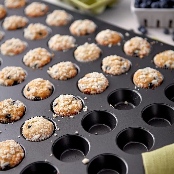Wilton Perfect Results Non-Stick Mega Mini Cupcake and Muffin Pan, 48-cup - Image 3