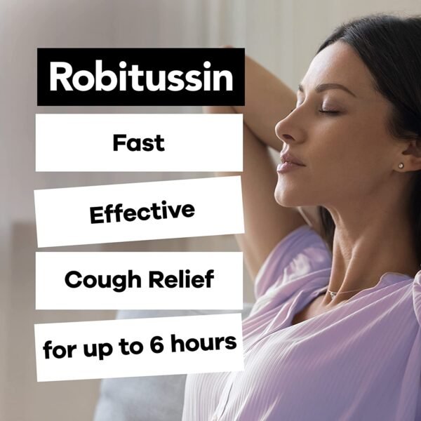 Robitussin Extra Strength  Cough Control Syrup, Alcohol Free, 100 mL - Image 4
