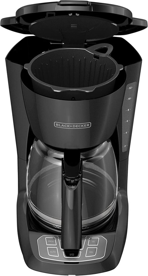 BLACK+DECKER Coffee Maker, 12 Cup, Programmable, Black, CM1105BC - Image 2