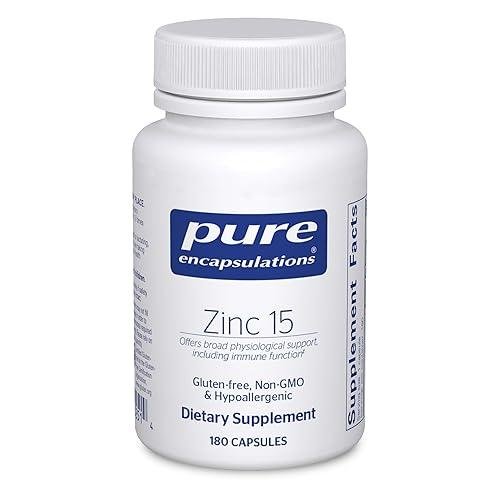 Pure Encapsulations Zinc 15 mg - 180 Capsules