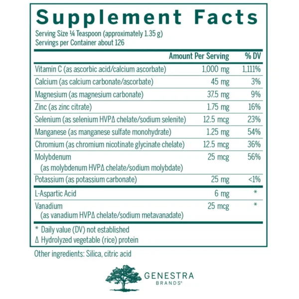 Genestra Brands Scorbatate | Vitamin C Combination to Support Bones, Skin, Muscles, Immunity and Normal Wound Healing | 6 Ounces - Image 4