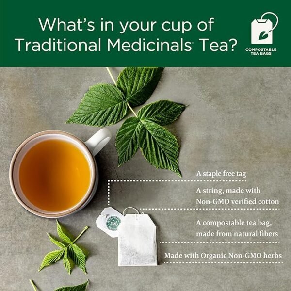 Traditional Medicinals Organic Green Tea Matcha, 16 Bags (Pack of 1) - Image 4