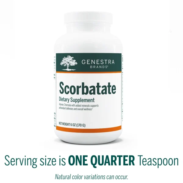 Genestra Brands Scorbatate | Vitamin C Combination to Support Bones, Skin, Muscles, Immunity and Normal Wound Healing | 6 Ounces - Image 3