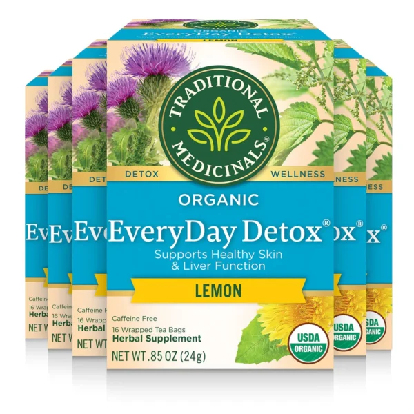 Traditional Medicinals - Organic Everyday Detox Lemon Herbal Tea